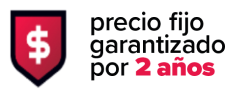 Precio Fijo Garantizado por 2 Años